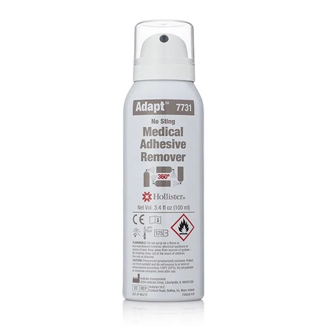 Hollister Adapt medical adhesive remover spray 7731 bottle and box 3