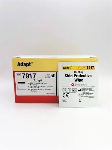 Hollister Adapt no-sting skin protective wipe 7917, box of 50 4