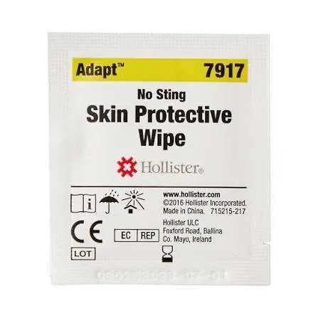 Hollister Adapt no-sting skin protective wipe 7917, box of 50 5